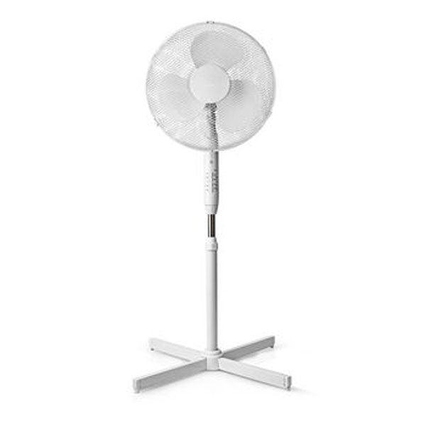 NEDIS STAND FAN DIAMETER 400 MM 3-SPEED OSCILLATION 40 W ADJUSTABLE WHITE