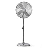 VENTILADOR DE SOPORTE NEDIS DIÁMETRO 400 MM 3 VELOCIDADES OSCILACIÓN 50 W CROMO