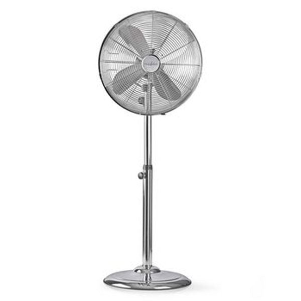 NEDIS STAND FAN DIAMETER 400 MM 3-SPEED OSCILLATION 50 W CHROME