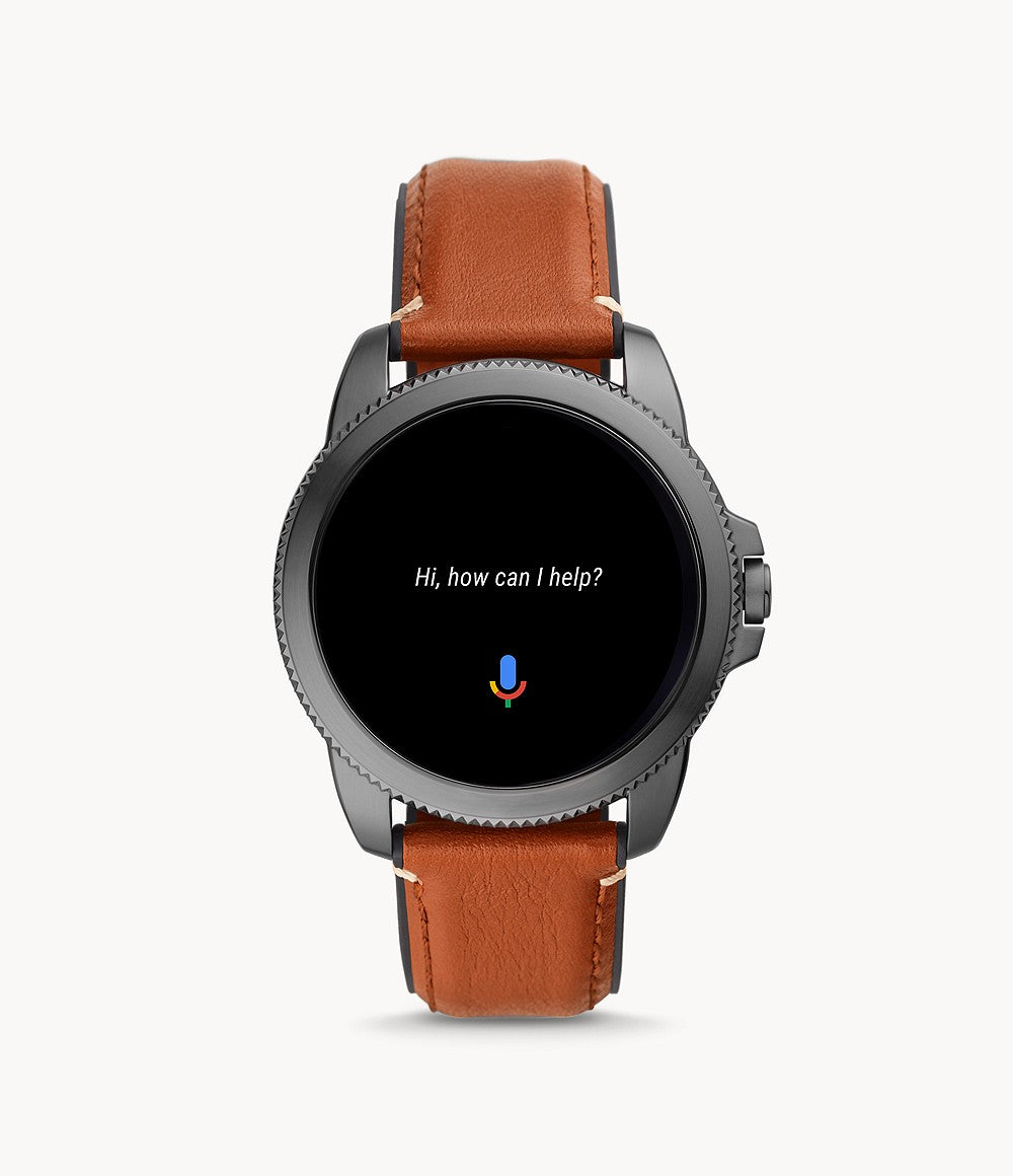 GEN 5E SMARTWATCH BROWN LEATHERCONS