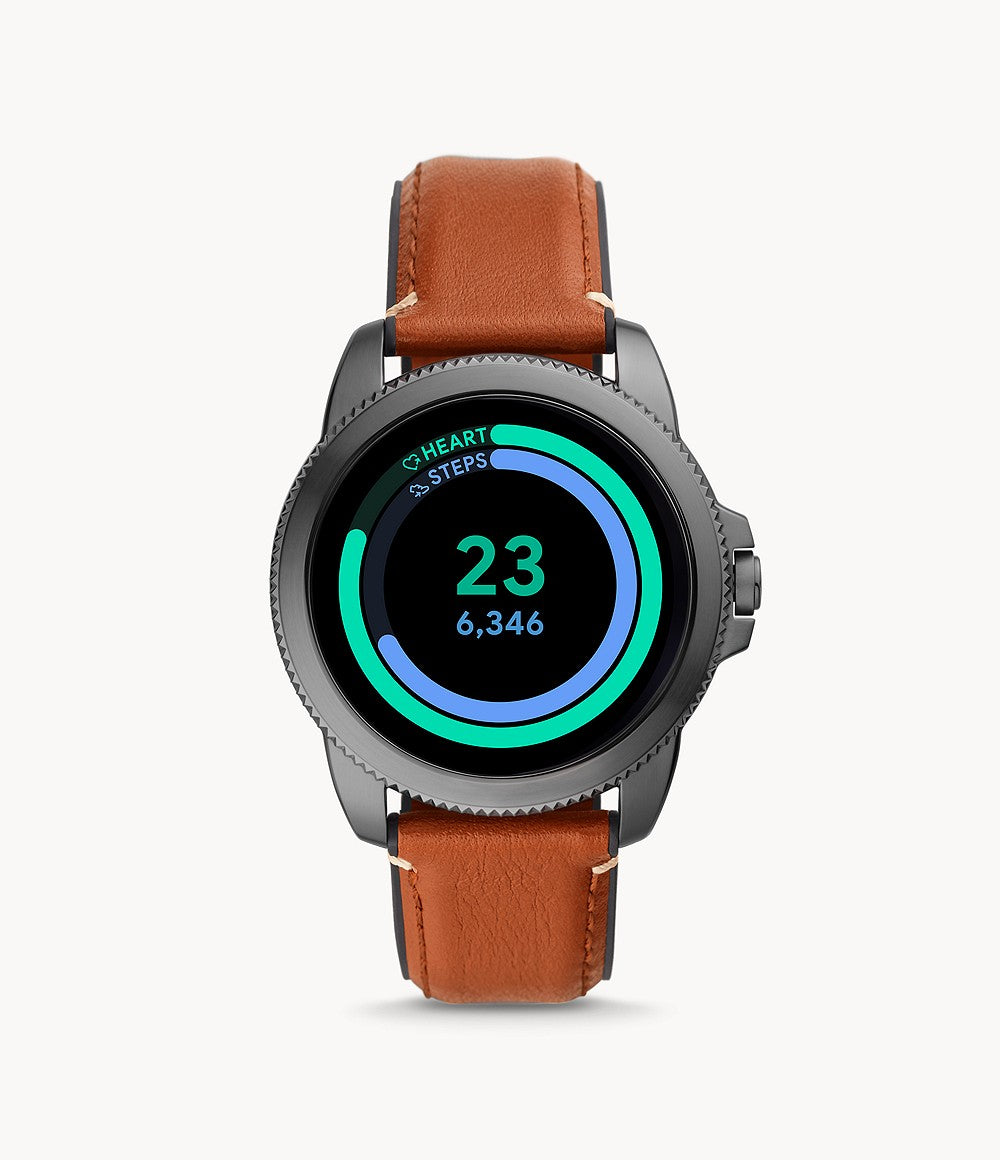 GEN 5E SMARTWATCH BROWN LEATHERCONS