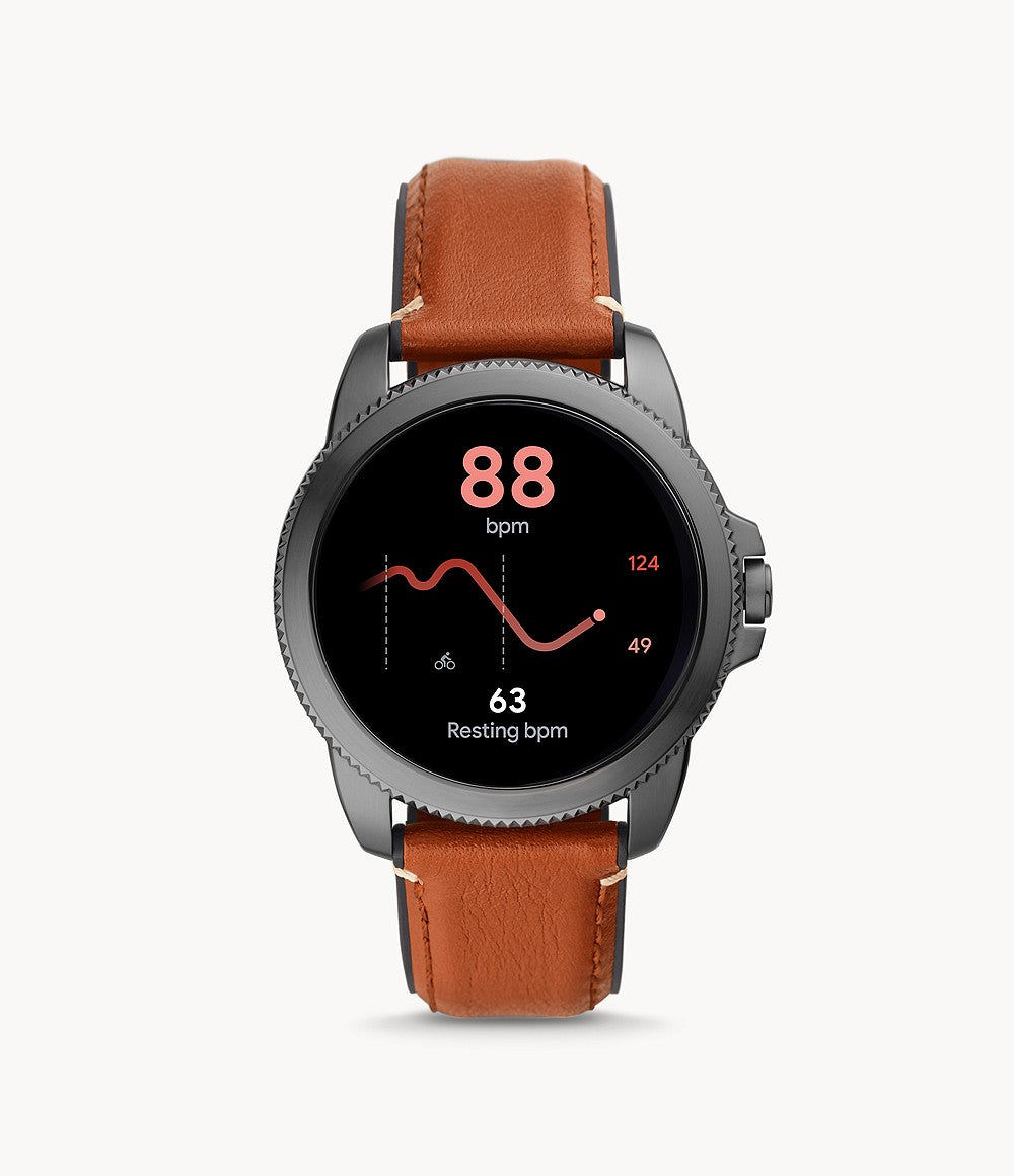 GEN 5E SMARTWATCH BROWN LEATHERCONS