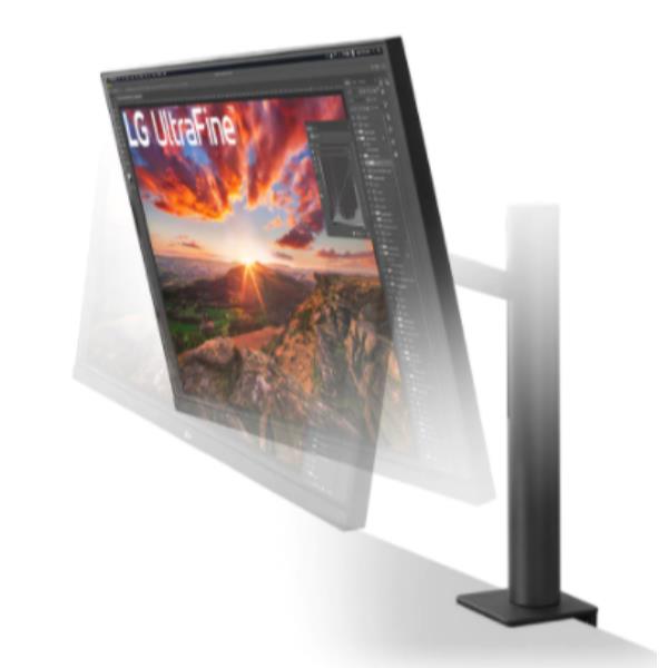 LG MONITOR IPS 32 UHD 4K HDMI DP USB-C SPEAKERS ERGO HAS PIVOT 32UN880-B