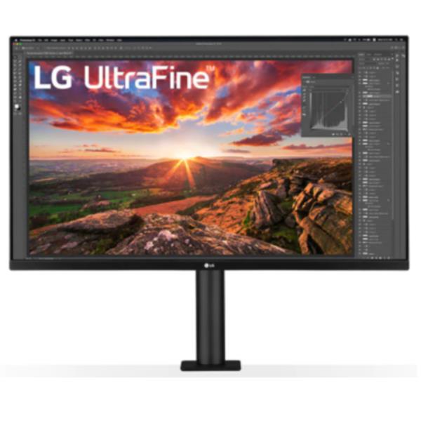 LG MONITOR IPS 32 UHD 4K HDMI DP USB-C SPEAKERS ERGO HAS PIVOT 32UN880-B