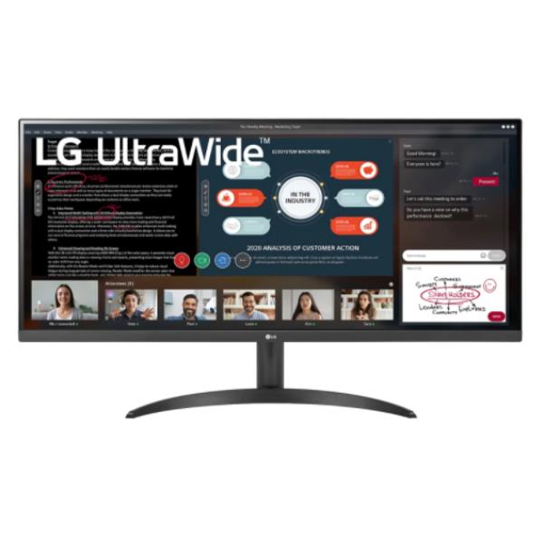LG MONITOR IPS 34 21:9 ULTRAWIDE FHD 5MS 75HZ HDMI 34WP500-B