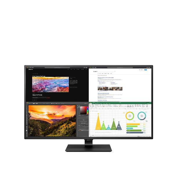 LG MONITOR LED IPS 43 UHD 4K HDMI DP USB-C SPEAKERS 43UN700-B
