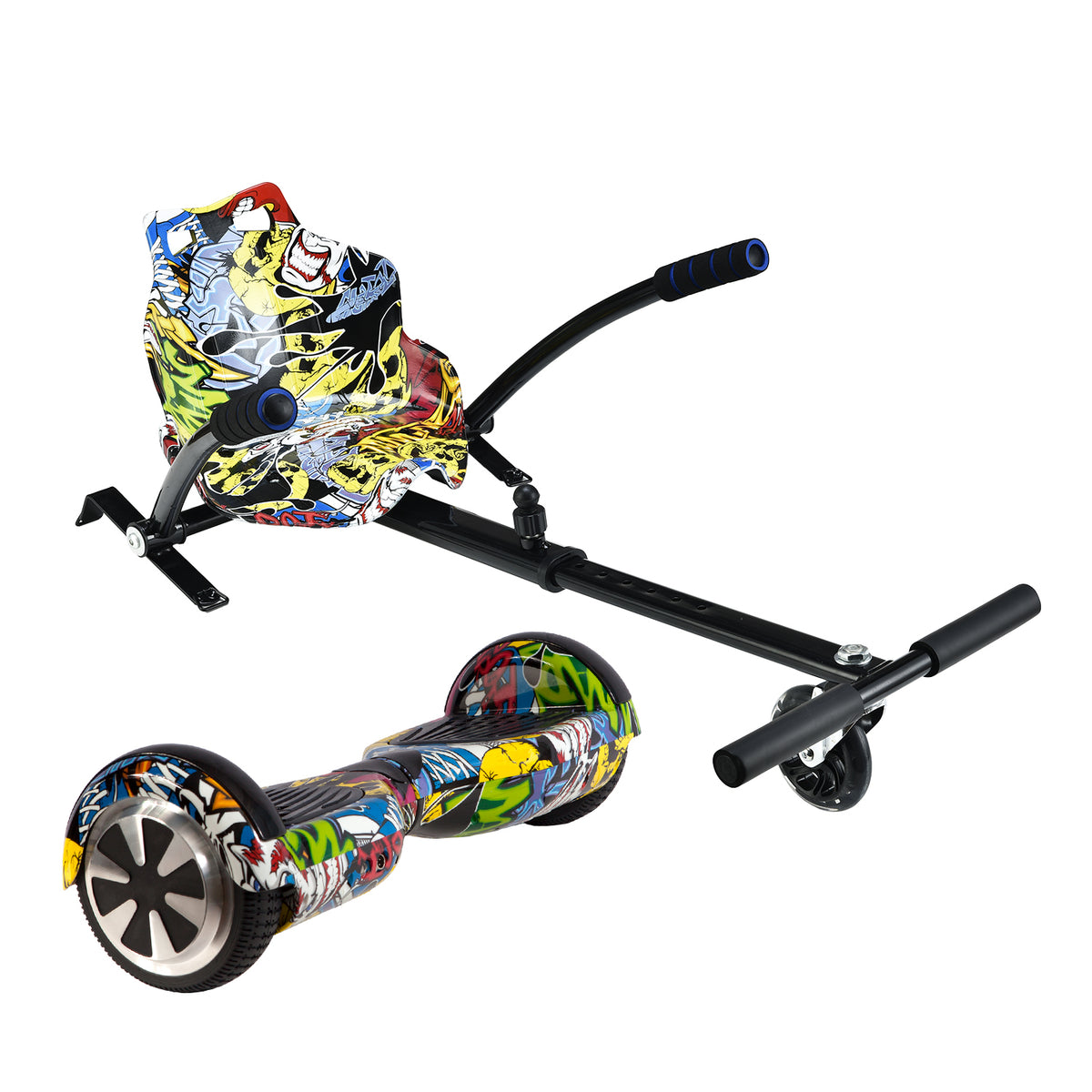 URBANGLIDE Set HOVERBOARD 65 LITE 4AH MULTICOLOR + Kart Pilot MULTICOLOR - 57317