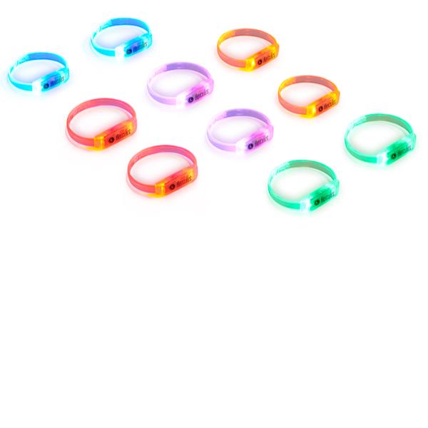 LED WRIST PACK (10 UDS)