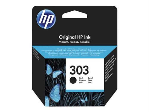 HP 303 - 4 ml - preto - original - tinteiro - para ENVY Photo 62XX, Photo 71XX, Photo 78XX, ENVY Inspire 72XX, 79XX, Tango, Tango X