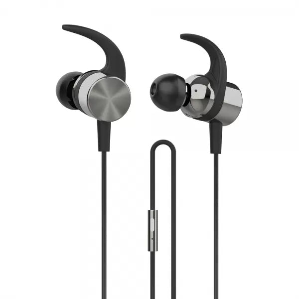 HP EARPHONES METAL DHH-3114 JACK 3.5 GREY