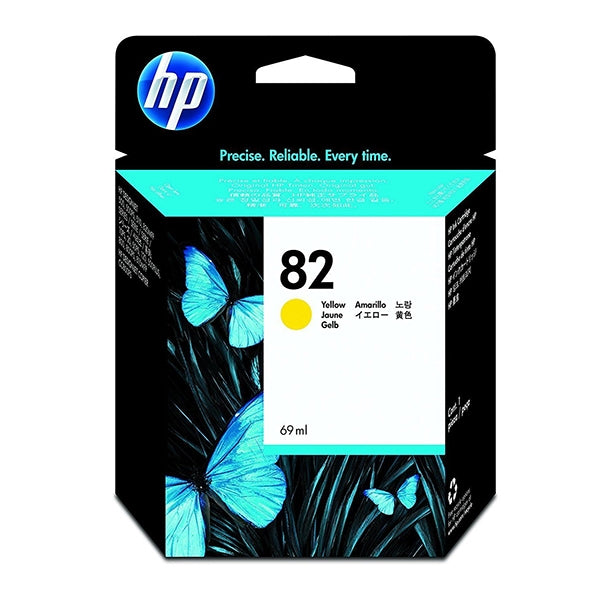 HP DESIGNJET INK CARTRIDGE YELLOW 82 69ML