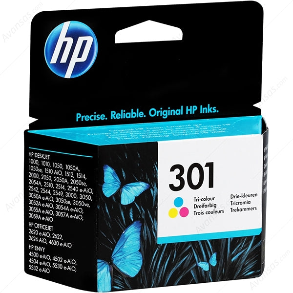 HP TINTEIRO TRICOLOR Nº 301