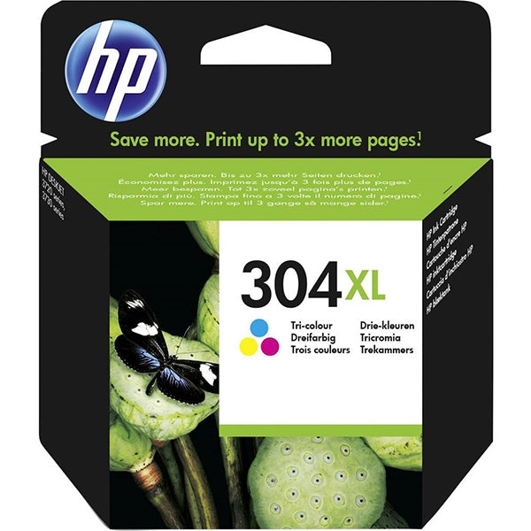 HP HIGH PERFORMANCE TRICOLOR INK 304XL
