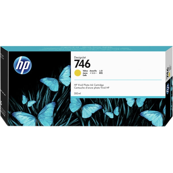 HP DESIGNJET INK CARTRIDGE YELLOW 746 300ML