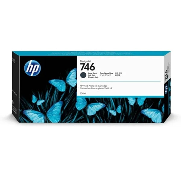 HP DESIGNJET INK CARTRIDGE MATTE BLACK 746 300ML