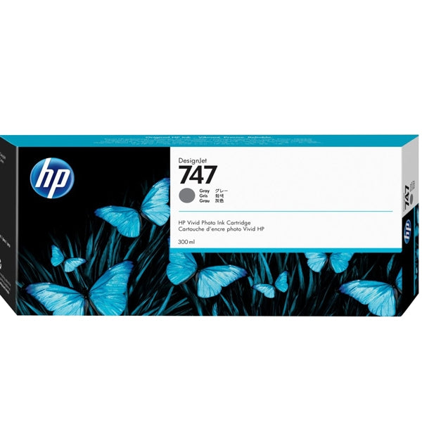 HP GRAY DESIGNJET INK 747 300ML