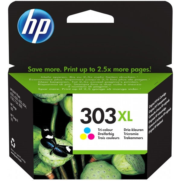 HP HIGH PERFORMANCE TRICOLOR INK 303XL