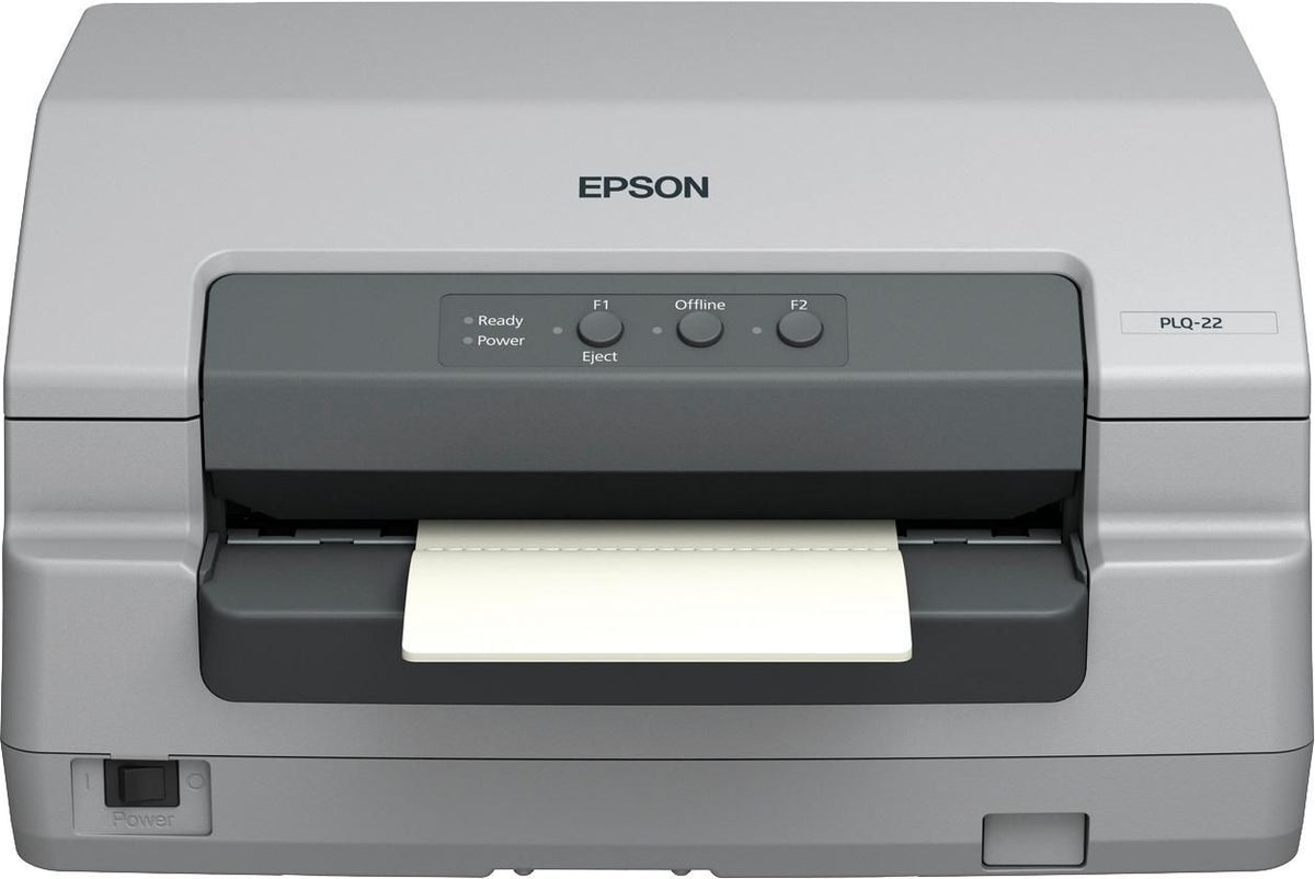 Epson PLQ 22CSM - Impresora de libretas - B/N - matriz de puntos - A4 - 24 pines - hasta 576 caracteres/seg - paralelo, USB, serie