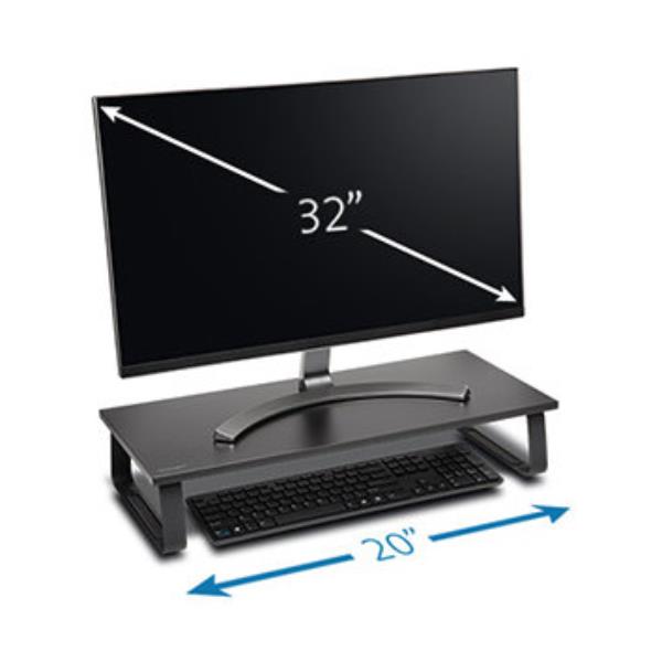 Kensington SmartFit Extra Wide - Platform - for Monitor - black - screen size: up to 32'' - Desktop
