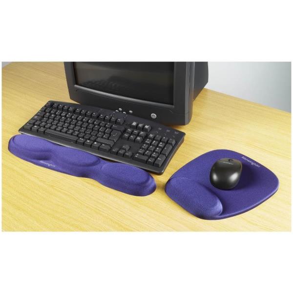 Kensington Wrist Pillow - Mouse Pad with Wrist Rest - Blue