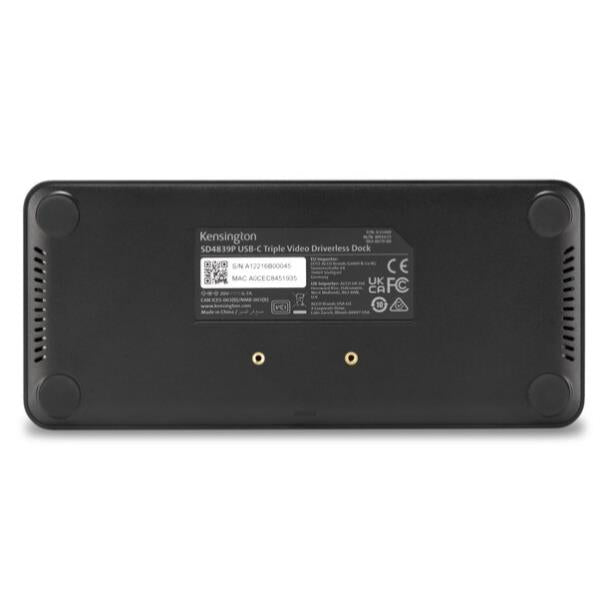 Kensington SD4839P - Estación de acoplamiento - USB-C 3.2 Gen 2 - HDMI, 2 x DP++ - GigE - 135 Watt - Europa