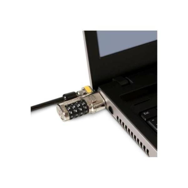 Kensington Candado con combinación ClickSafe para portátiles - Candado con cable de seguridad - Negro - 1,5 m