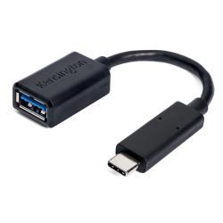 Kensington CA1000 - USB Adapter - USB (F) to USB-C (M) - USB 3.1 - molded - black -