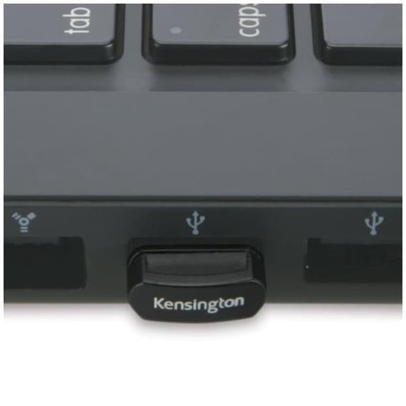 Kensington Advance Fit Wireless Mobile Trackball - Trackball - right and left handed - laser - 2 buttons - wireless - 2.4 GHz - USB wireless receiver - graphite, ruby red