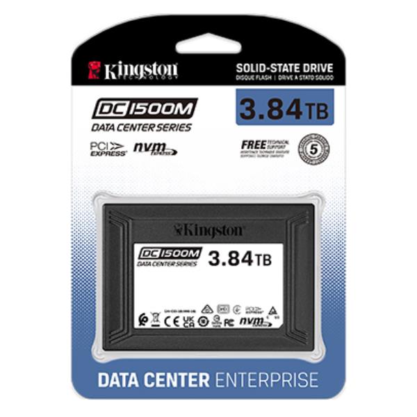 KINGSTON SSD 3840GB DC1500M U.2 ENTERPRISE NVME