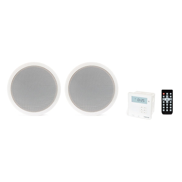 FONESTAR SPEAKER SOUND KIT WITH BLUETOOTH 2 WHITE SPEAKERS