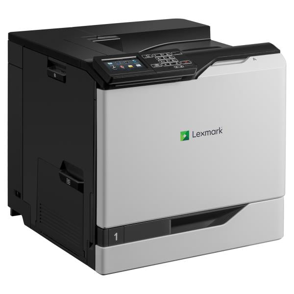 Lexmark CS820de - Printer - color - Duplex - laser - A4/Legal - 1200 x 1200 dpi - up to 57 ppm (mono) / up to 57 ppm (color) - capacity: 650 sheets - USB 2.0, Gigabit LAN, USB 2.0 host