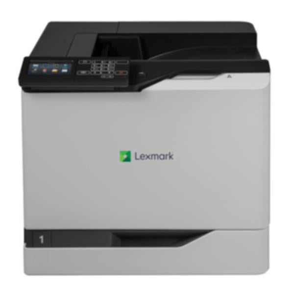Lexmark CS820de - Printer - color - Duplex - laser - A4/Legal - 1200 x 1200 dpi - up to 57 ppm (mono) / up to 57 ppm (color) - capacity: 650 sheets - USB 2.0, Gigabit LAN, USB 2.0 host