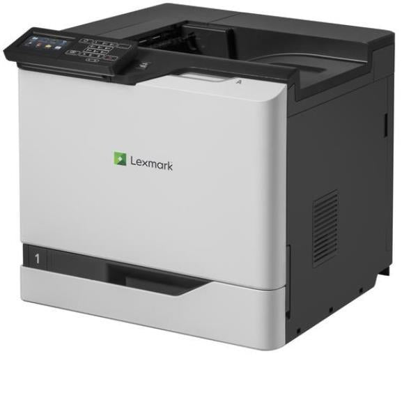Lexmark CS820de - Printer - color - Duplex - laser - A4/Legal - 1200 x 1200 dpi - up to 57 ppm (mono) / up to 57 ppm (color) - capacity: 650 sheets - USB 2.0, Gigabit LAN, USB 2.0 host