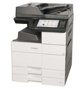 Lexmark MX911de - Multifunction printer - B/W - laser - 297 x 432 mm (original) - A3/Ledger (media) - up to 55 ppm (copy) - up to 55 ppm (print) - 1150 sheets - 33.6 Kbps - USB 2.0, Gigabit LAN, USB host