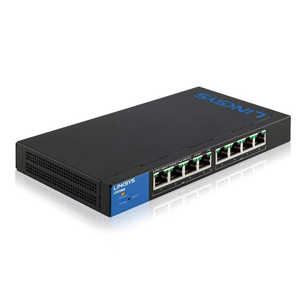 LINKSYS SWITCH 8 PORTS SMART GIGABIT POE+ SWITCH (LGS308MP) SMB