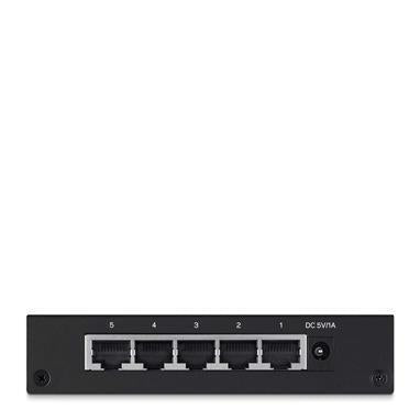 Linksys Business LGS105 - Switch - no management - 5 x 10/100/1000 - desktop - AC 100/230 V