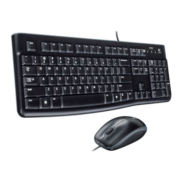 LOGITECH WIRE DESKTOP KEYBOARD & MOUSE MK120