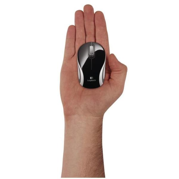 LOGITECH MOUSE M187 NOTEBOOK WIRELESS OPTICO BLACK