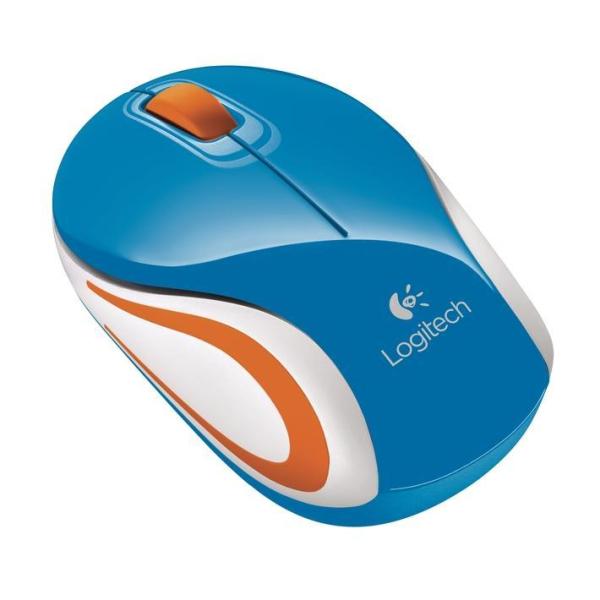 LOGITECH MOUSE M187 NOTEBOOK WIRELESS OPTICO BLUE