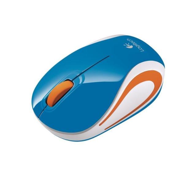 LOGITECH MOUSE M187 NOTEBOOK WIRELESS OPTICO BLUE