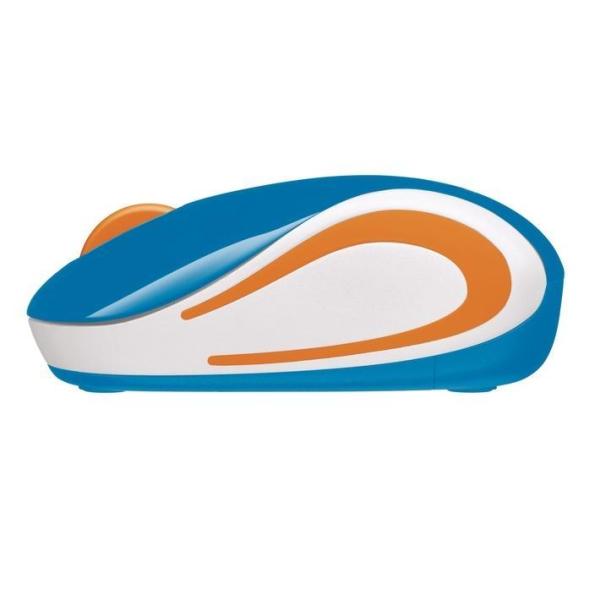 LOGITECH MOUSE M187 NOTEBOOK WIRELESS OPTICO BLUE