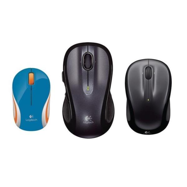 LOGITECH MOUSE M187 NOTEBOOK WIRELESS OPTICO BLUE