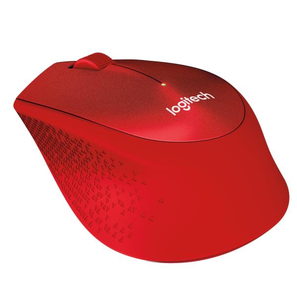 LOGITECH MOUSE M330 SILENT PLUS WIRELESS RED