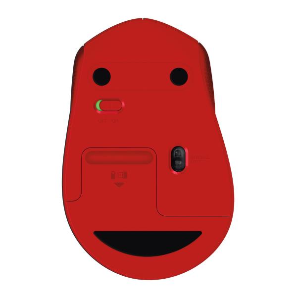 LOGITECH MOUSE M330 SILENT PLUS WIRELESS RED