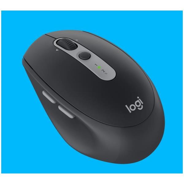 Logitech M590 Silent - Rato - para direita - óptico - 7 botões - sem fios - Bluetooth, 2.4 GHz - receptor sem fio USB - tom de grafite