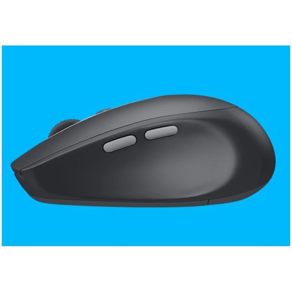 Logitech M590 Silent - Mouse - Right - Optical - 7 Buttons - Wireless - Bluetooth, 2.4GHz - USB Wireless Receiver - Graphite Tone
