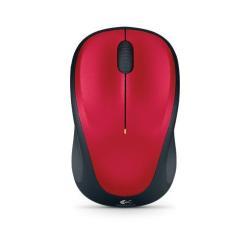 Logitech M235 - Rato - óptico - sem fios - 2.4 GHz - receptor sem fio USB - vermelho