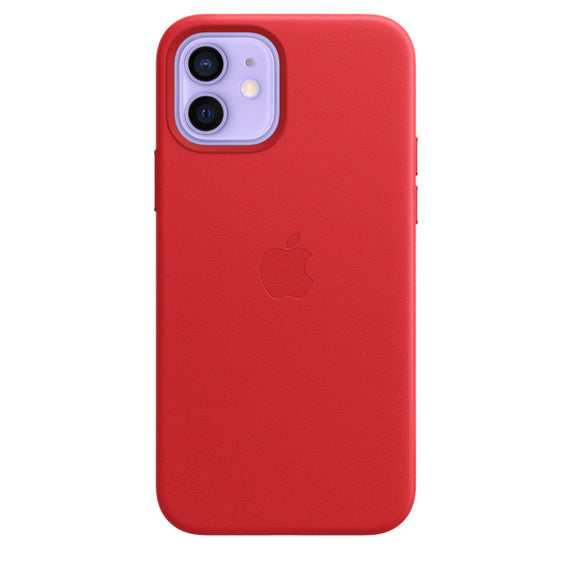iPhone 12 | 12 Pro Leather Case with MagSafe - (PRODUCT)RED