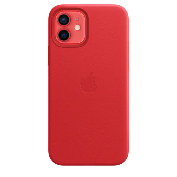 iPhone 12 | 12 Pro Leather Case with MagSafe - (PRODUCT)RED