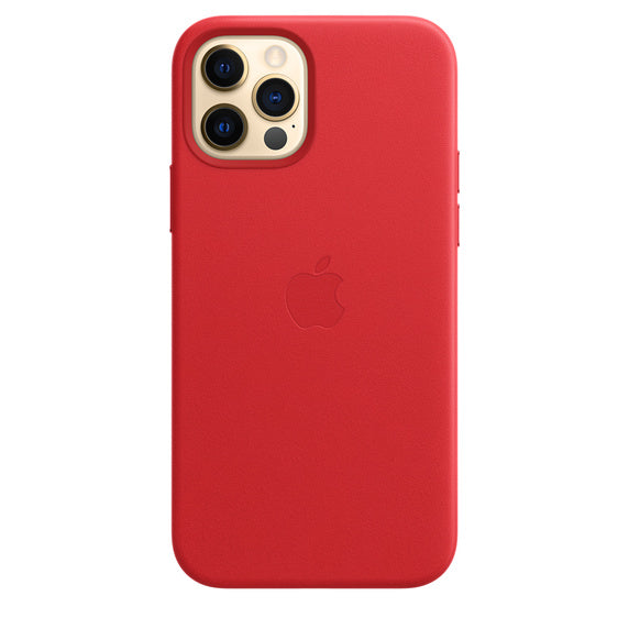 iPhone 12 | 12 Pro Leather Case with MagSafe - (PRODUCT)RED